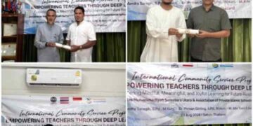 FKIP UMSU Gelar Pengabdian Internasional di Thailand: Bekali Guru Sekolah Islam Satun tentang Metode Deep Learning
