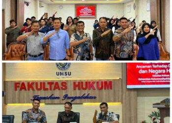 Peduli Kondisi Negeri, FH UMSU Gelar Diskusi Remiliterisasi Ancaman Bagi Demokrasi dan Hukum