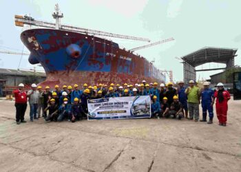 Mahasiswa Teknik Mesin UMSU Belajar Langsung Teknologi Perawatan Kapal di PT Waruna Shipyard Indonesia