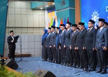 PP Muhammadiyah Dorong UMSU Jadi Mercusuar Peradaban Saat Rektor Melantik Puluhan Pejabat