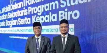 Rektor Resmi Melantik Dr Zainuddin dan Benito Pimpin FH UMSU 2025 – 2029