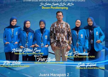 Mahasiswa PKM Riset Sosial Humaniora FISIPOL UMSU Raih Juara Harapan 2 di Ajang PKP2 PKM PTMA 2026