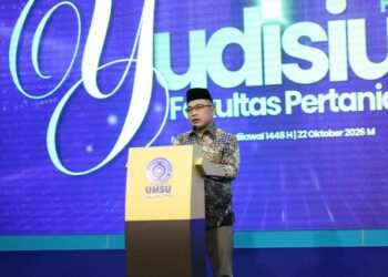Yudisium Faperta UMSU, Dr Marah Doly Tantang Lulusan Pertanian Jadi Inovator, Bukan Sekadar Pencari Kerja