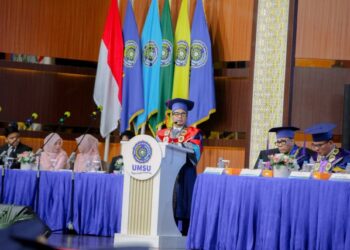 Ini Pesan Rektor Prof Akrim pada Hari Pertama Wisuda UMSU Periode II 2026